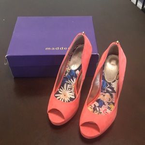 Salmon madden girl heels *NEW*